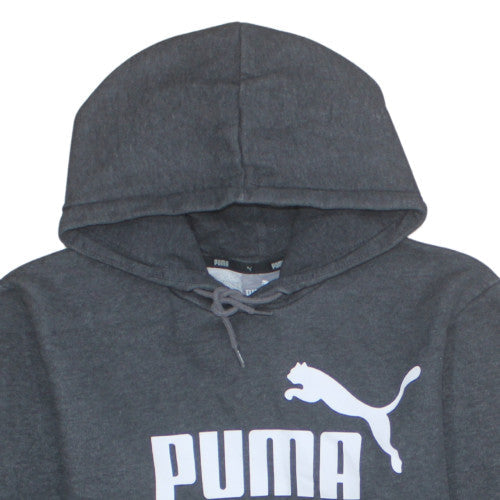 Mens UK Size S Puma Grey Pullover Hoodie