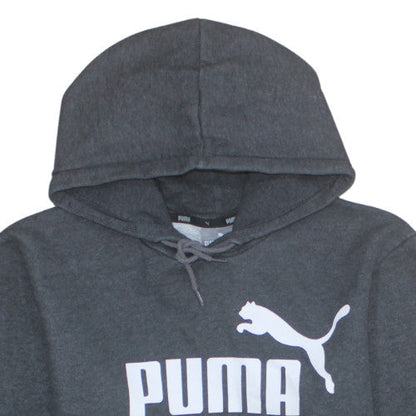 Mens UK Size S Puma Grey Pullover Hoodie
