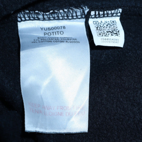 Fila Mens Black XL Pullover Hoodie with Logo Print