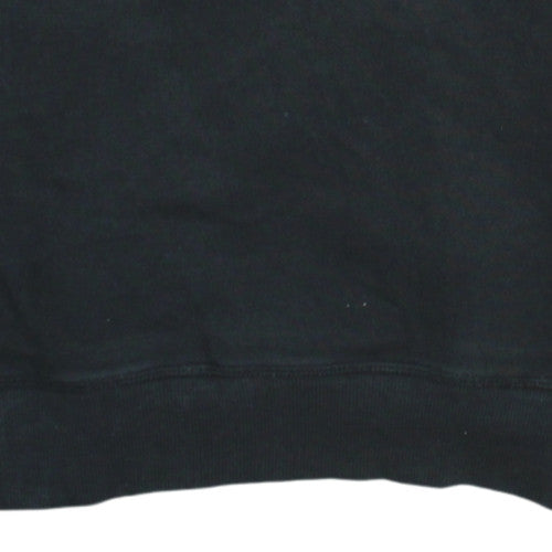 Mens UK Size M Tommy Hilfiger Black Pullover Sweatshirt