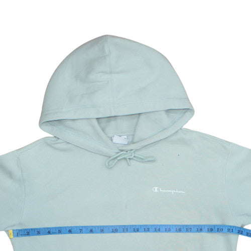 Womens UK Size M Champion Blue Pullover Hoodie