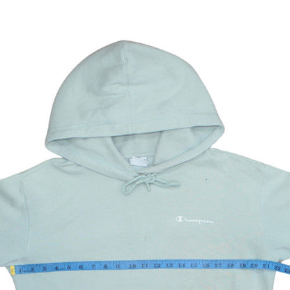 Womens UK Size M Champion Blue Pullover Hoodie