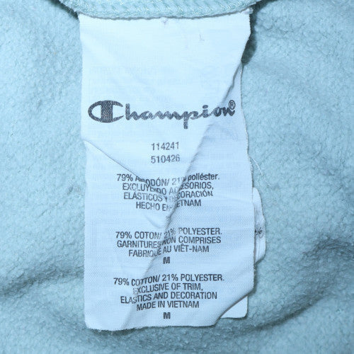Womens UK Size M Champion Blue Pullover Hoodie