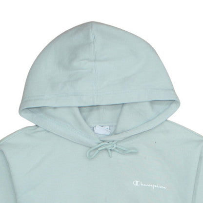 Womens UK Size M Champion Blue Pullover Hoodie