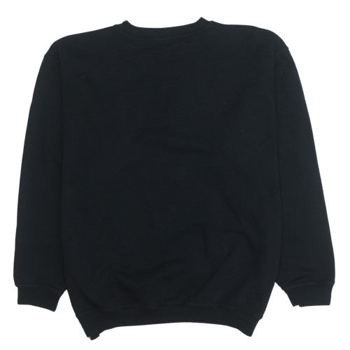 Mens UK Size M Le Coq Sportif Black Pullover Sweatshirt