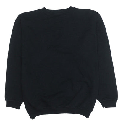 Mens UK Size M Le Coq Sportif Black Pullover Sweatshirt