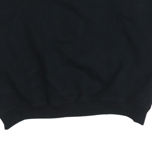 Mens UK Size M Le Coq Sportif Black Pullover Sweatshirt