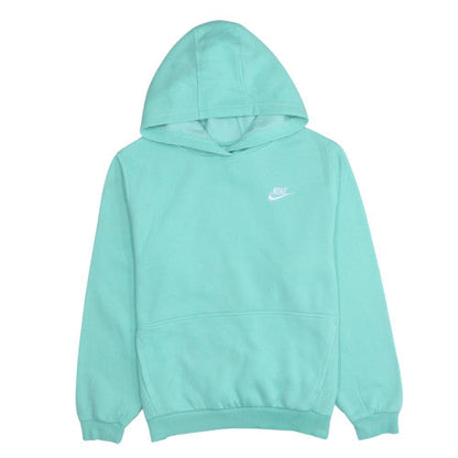 Nike Girls Green Pullover Fleece Hoodie XL 158-170cm Hooded Sweatshirt