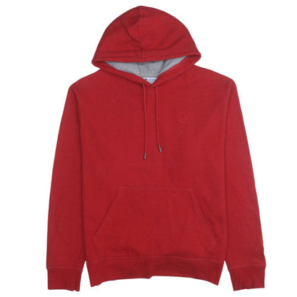 Mens UK Size M Champion Red Pullover Hoodie