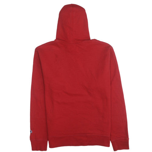 Mens UK Size M Champion Red Pullover Hoodie