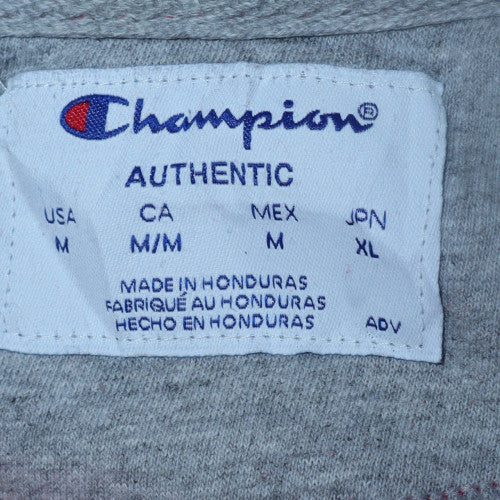 Mens UK Size M Champion Red Pullover Hoodie