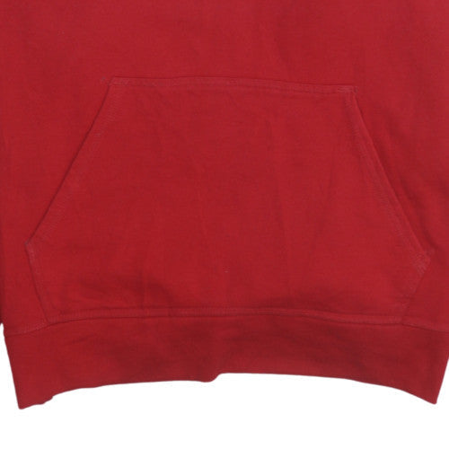 Mens UK Size M Champion Red Pullover Hoodie