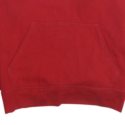 Mens UK Size M Champion Red Pullover Hoodie