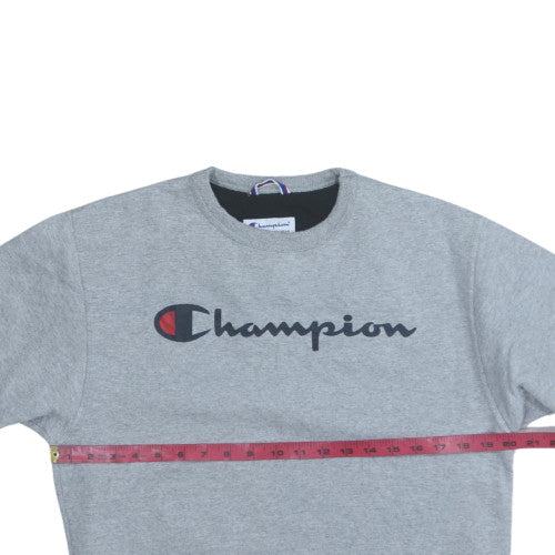 Mens UK Size S Champion Grey Pullover Sweatshirt