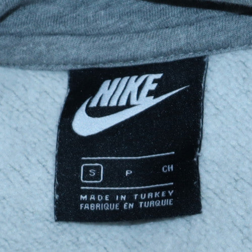 Mens UK Size S Nike Grey Pullover Hoodie