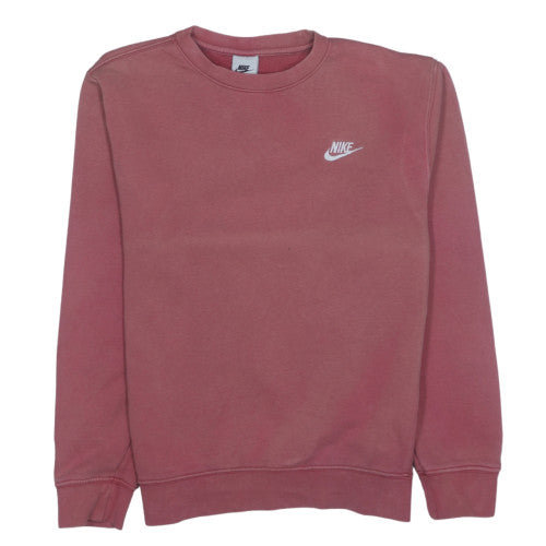 Womens UK Size XS Nike Pink Pullover Sweatshirt