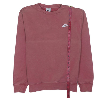 Womens UK Size XS Nike Pink Pullover Sweatshirt