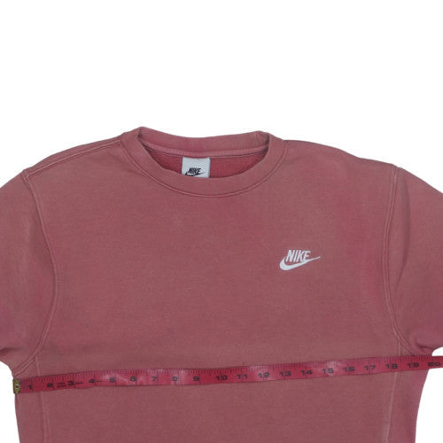 Womens UK Size XS Nike Pink Pullover Sweatshirt