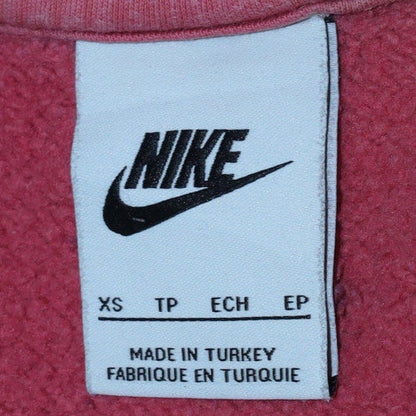 Womens UK Size XS Nike Pink Pullover Sweatshirt