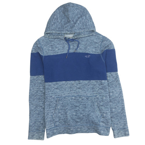 Mens UK Size M Hollister Blue Pullover Hoodie
