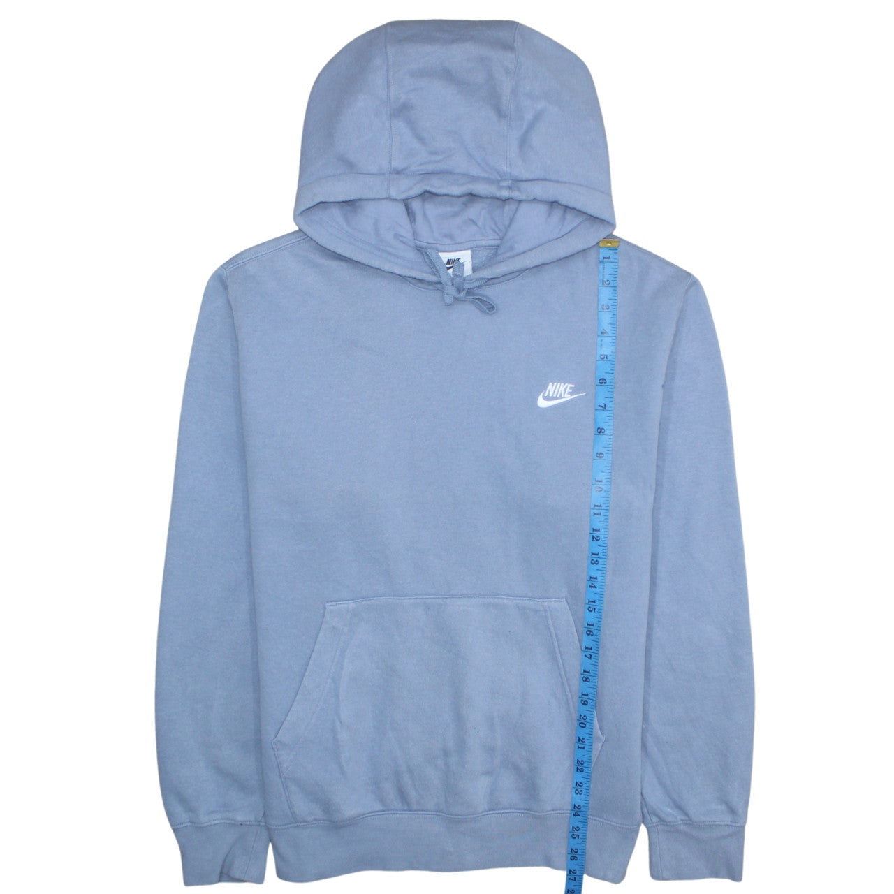 Mens UK Size M Nike Blue Pullover Hoodie