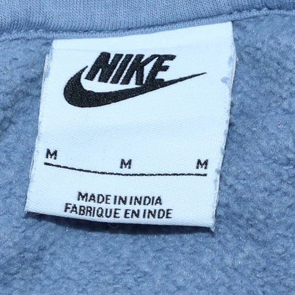 Mens UK Size M Nike Blue Pullover Hoodie