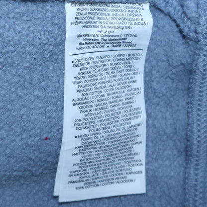 Mens UK Size M Nike Blue Pullover Hoodie