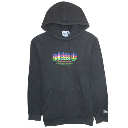 Mens UK Size 2XL Adidas Black Pullover Hoodie