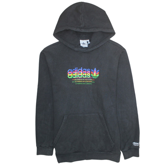 Mens UK Size 2XL Adidas Black Pullover Hoodie