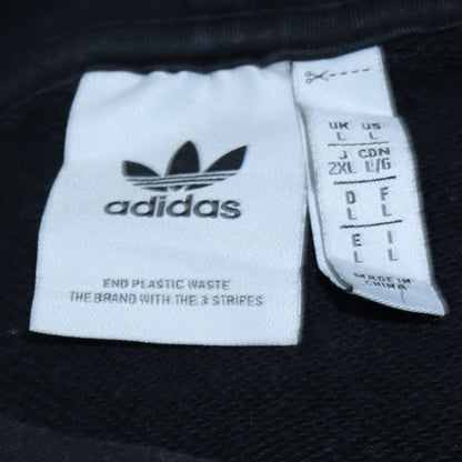 Mens UK Size 2XL Adidas Black Pullover Hoodie