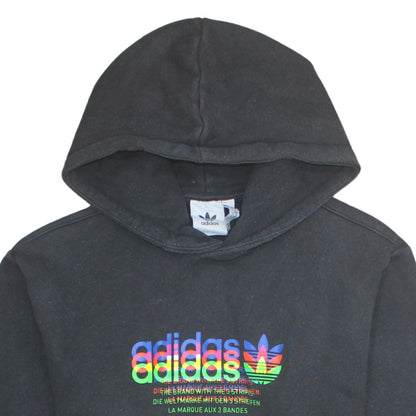 Mens UK Size 2XL Adidas Black Pullover Hoodie
