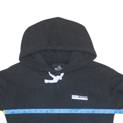 Mens UK Size XS Hollister Black Pullover Hoodie
