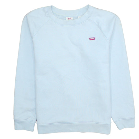 Womens UK Size XS Levi's Blue Pullover Sweatshirt