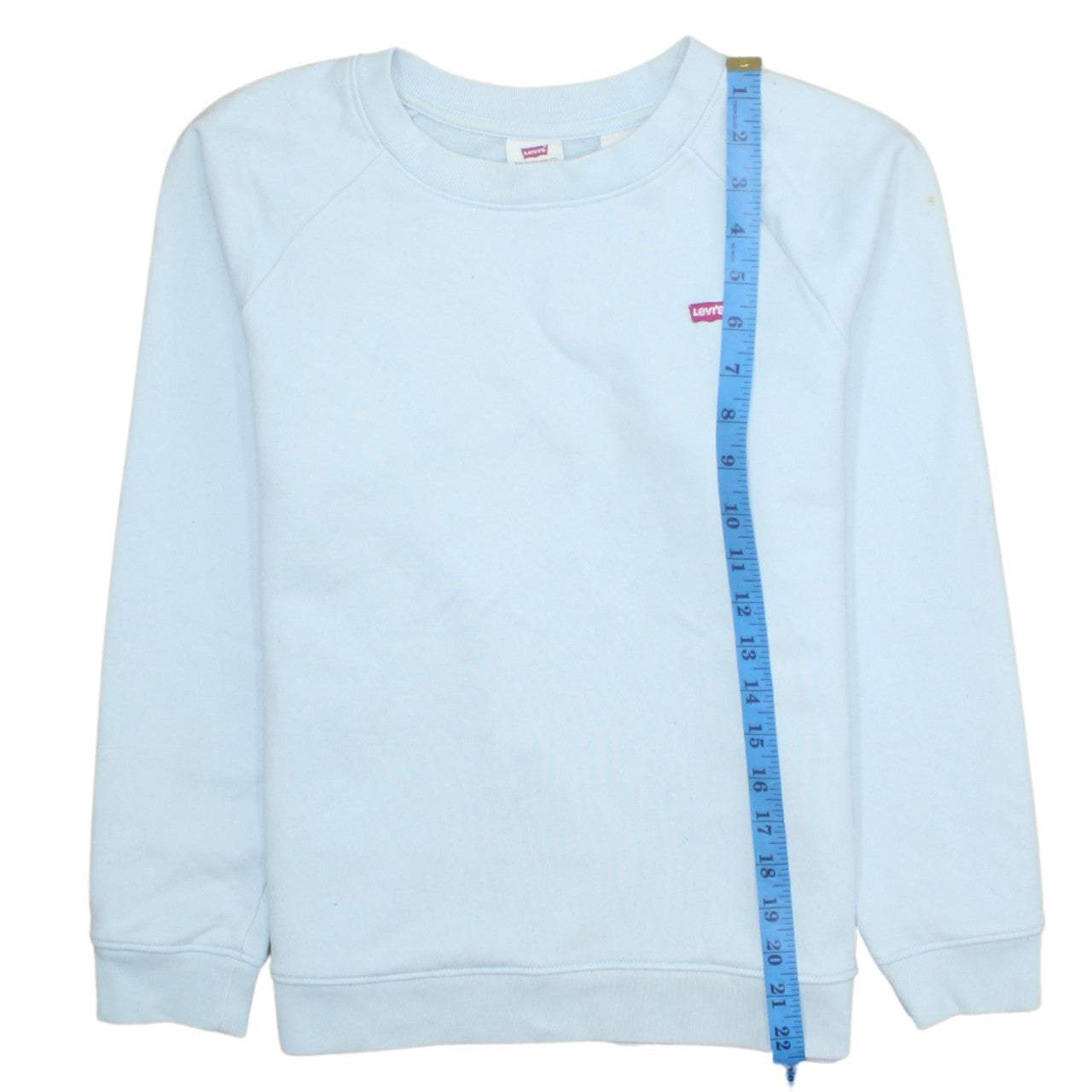 Womens UK Size XS Levi's Blue Pullover Sweatshirt