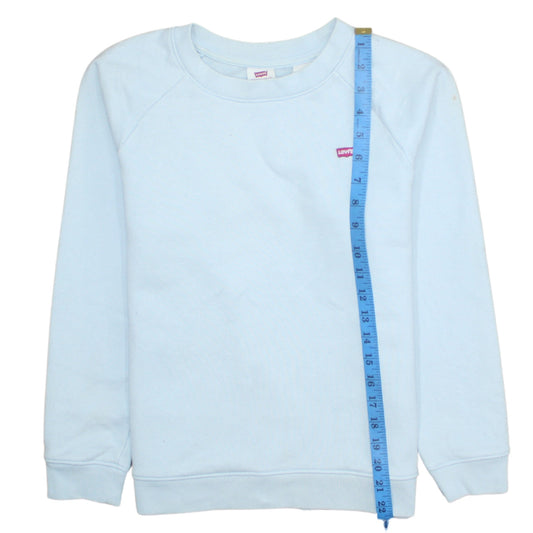 Womens UK Size XS Levi's Blue Pullover Sweatshirt