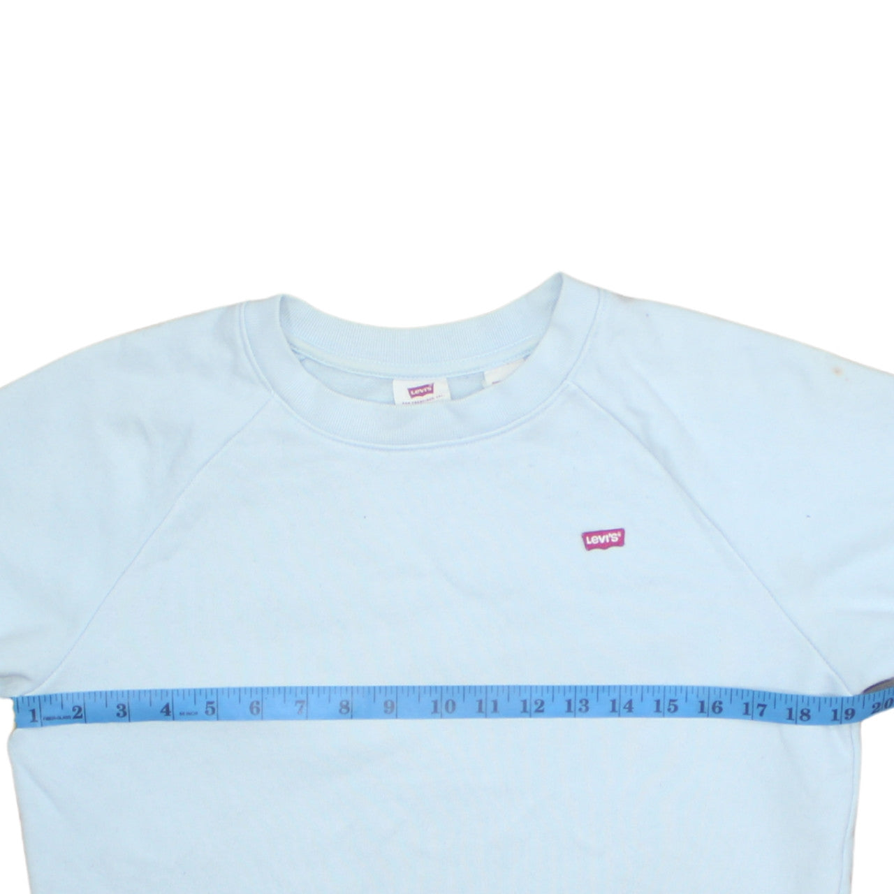 Womens UK Size XS Levi's Blue Pullover Sweatshirt