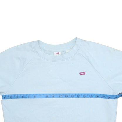 Womens UK Size XS Levi's Blue Pullover Sweatshirt