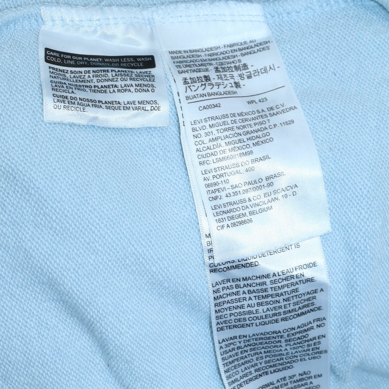 Womens UK Size XS Levi's Blue Pullover Sweatshirt
