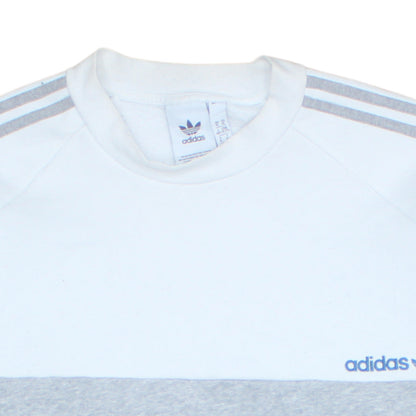 Mens UK Size XL Adidas Blue Pullover Sweatshirt