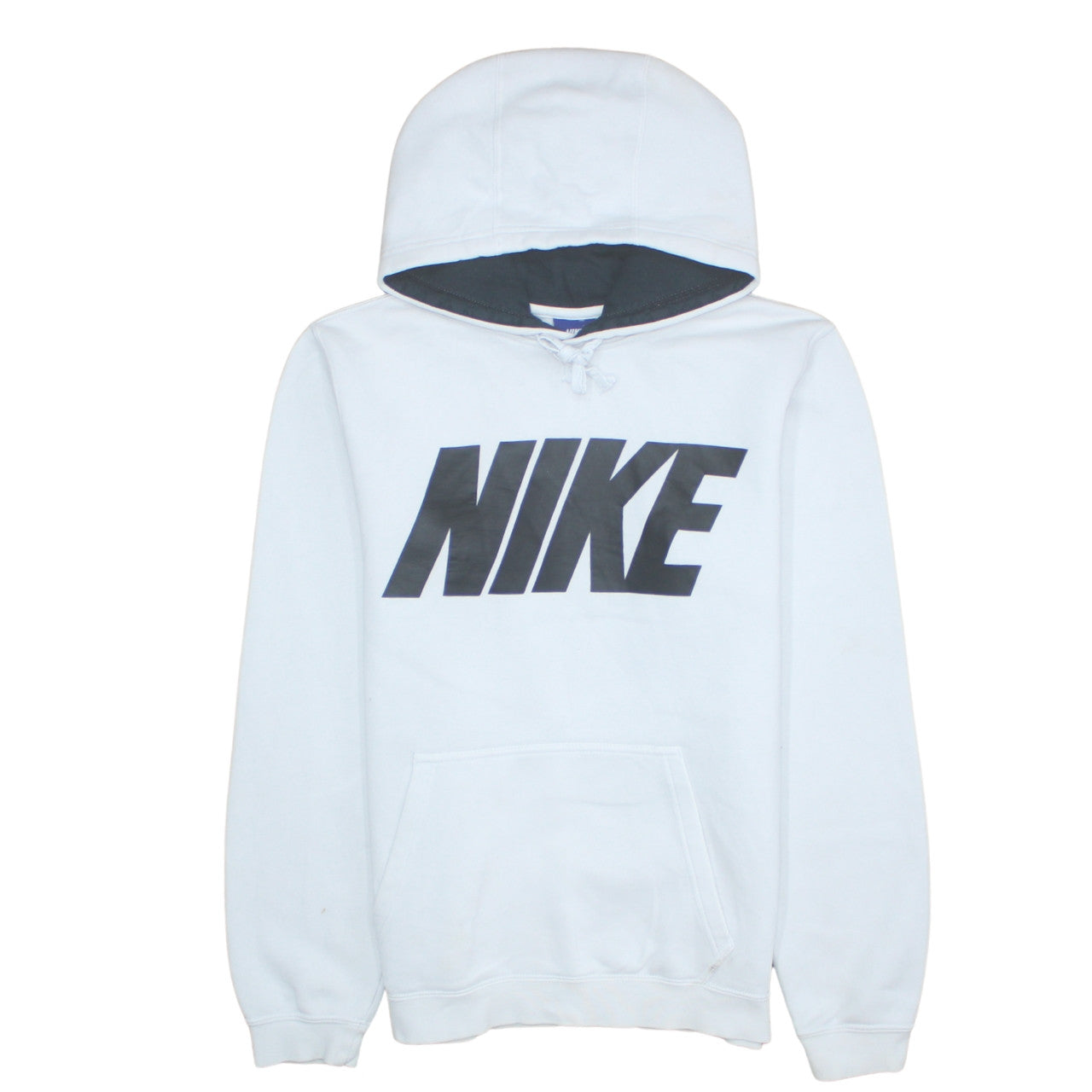 Mens UK Size S Nike White Pullover Hoodie