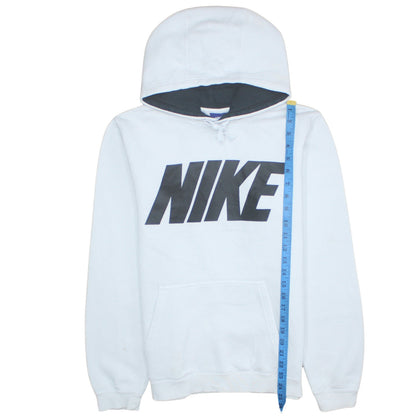 Mens UK Size S Nike White Pullover Hoodie