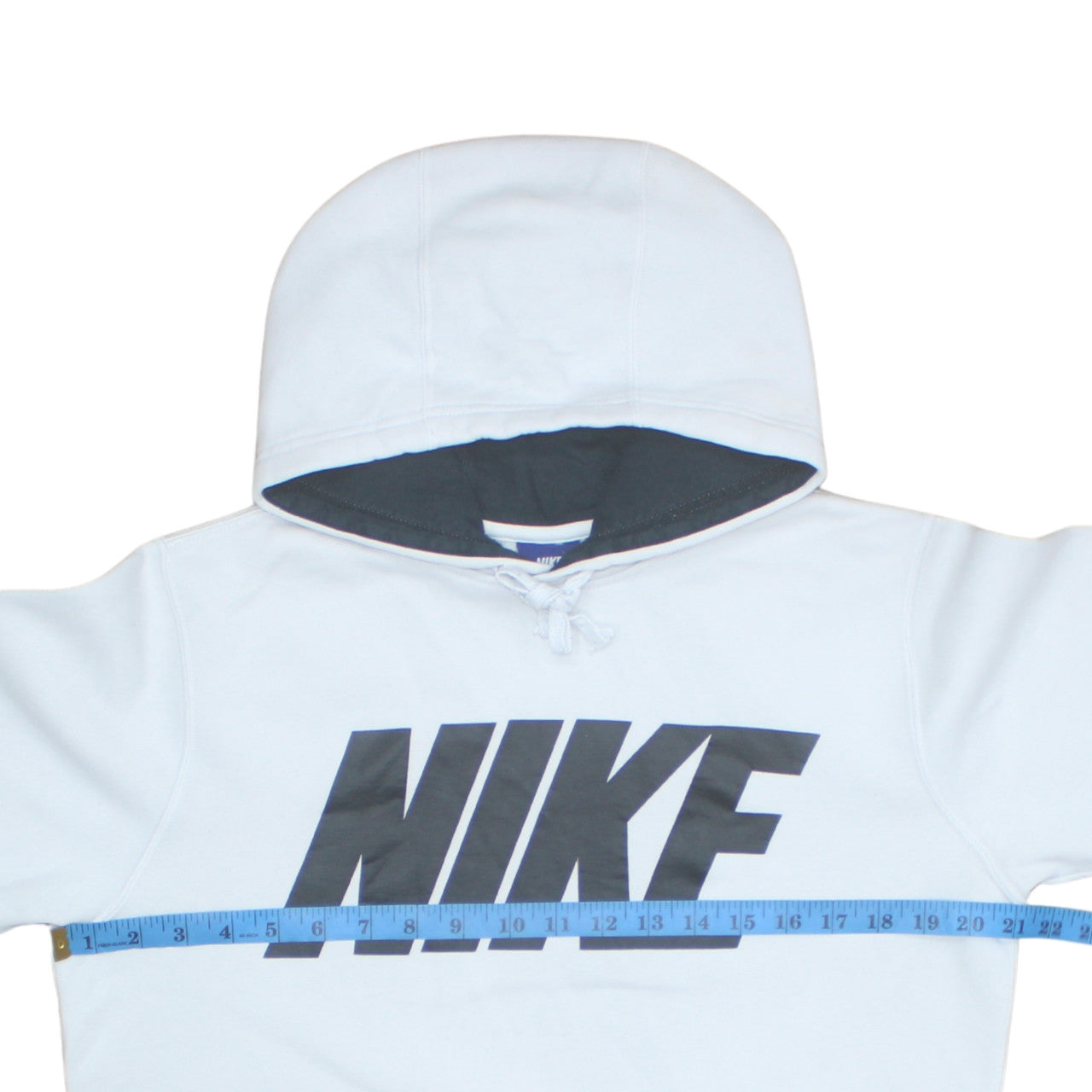Mens UK Size S Nike White Pullover Hoodie