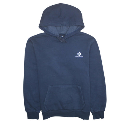 Mens UK Size M Converse Blue Pullover Hoodie