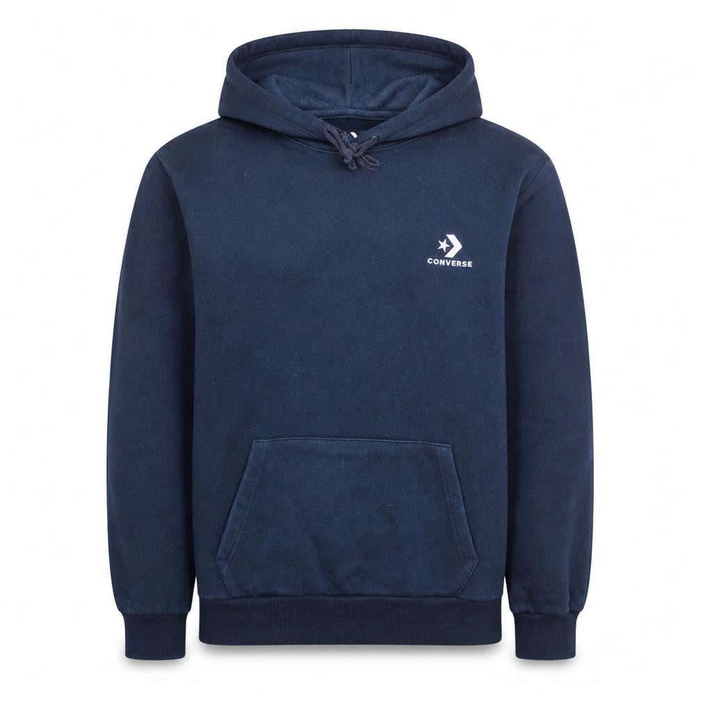 Mens UK Size M Converse Blue Pullover Hoodie