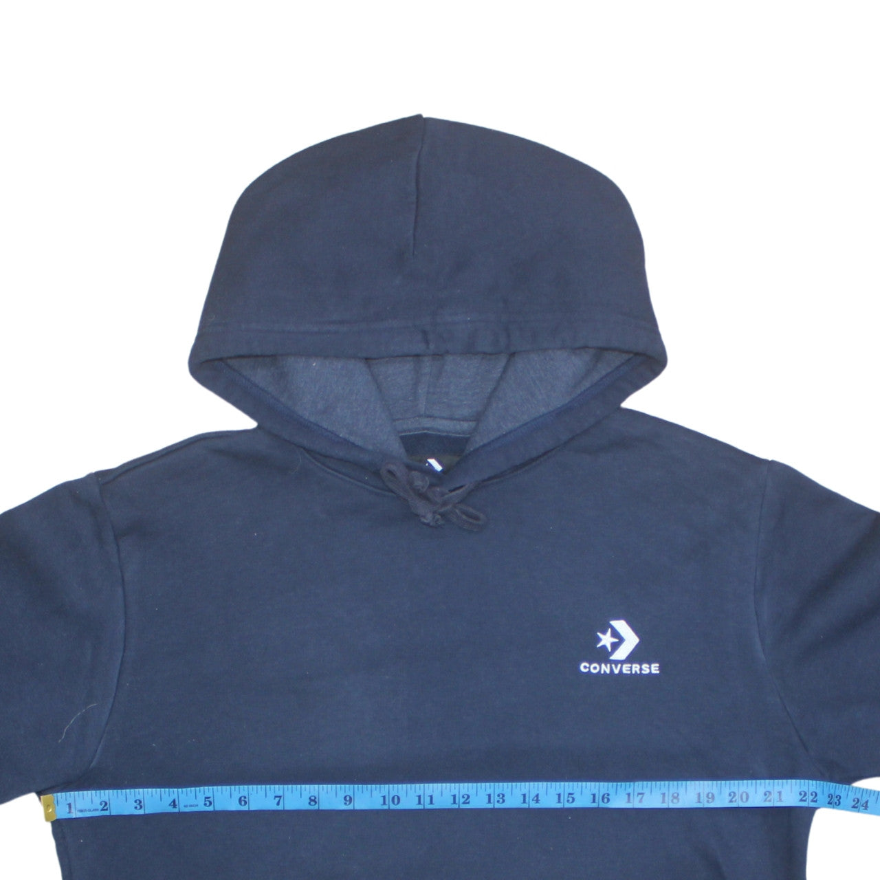 Mens UK Size M Converse Blue Pullover Hoodie