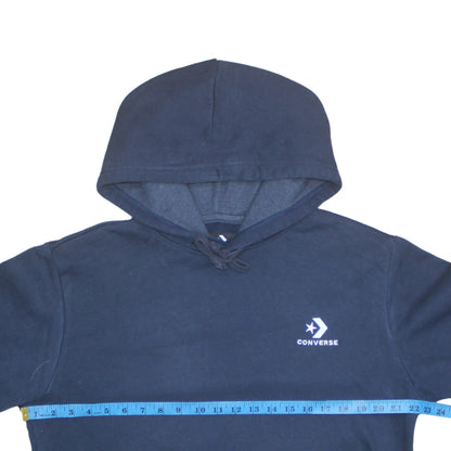 Mens UK Size M Converse Blue Pullover Hoodie