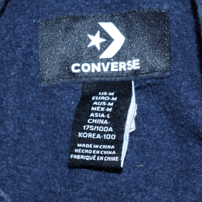 Mens UK Size M Converse Blue Pullover Hoodie