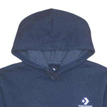 Mens UK Size M Converse Blue Pullover Hoodie