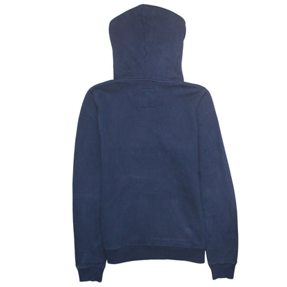 Mens UK Size M Hollister Blue Pullover Hoodie