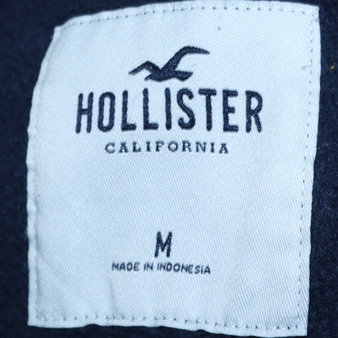 Mens UK Size M Hollister Blue Pullover Hoodie
